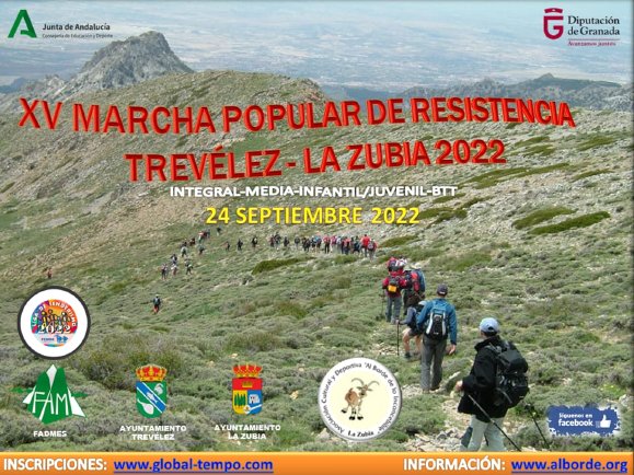 LISTA DE ESPERA      XV MARCHA POPULAR DE RESISTENCIA TREVÉLEZ - LA ZUBIA 2022